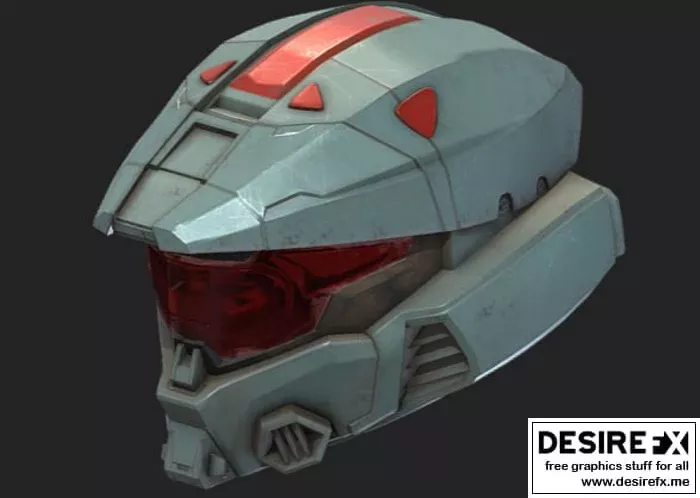 SPARTAN Mark VII Gen 3 3D打印头盔模型|SPARTAN Mark VII Gen 3 Helmet PBR Realistic