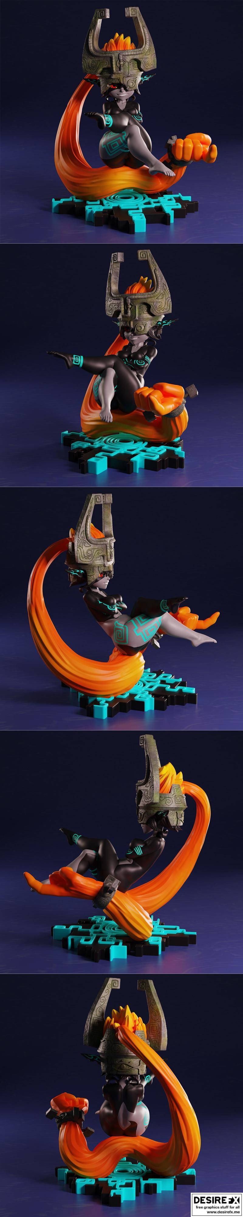 Midna 3D打印模型|Midna – 3D Print Model STL