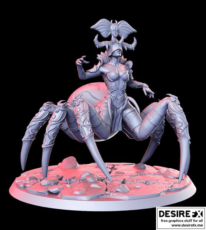 蜘蛛恶魔 Arakhnati 3D打印模型|Arakhnati (spider demon) – 3D Print Model STL