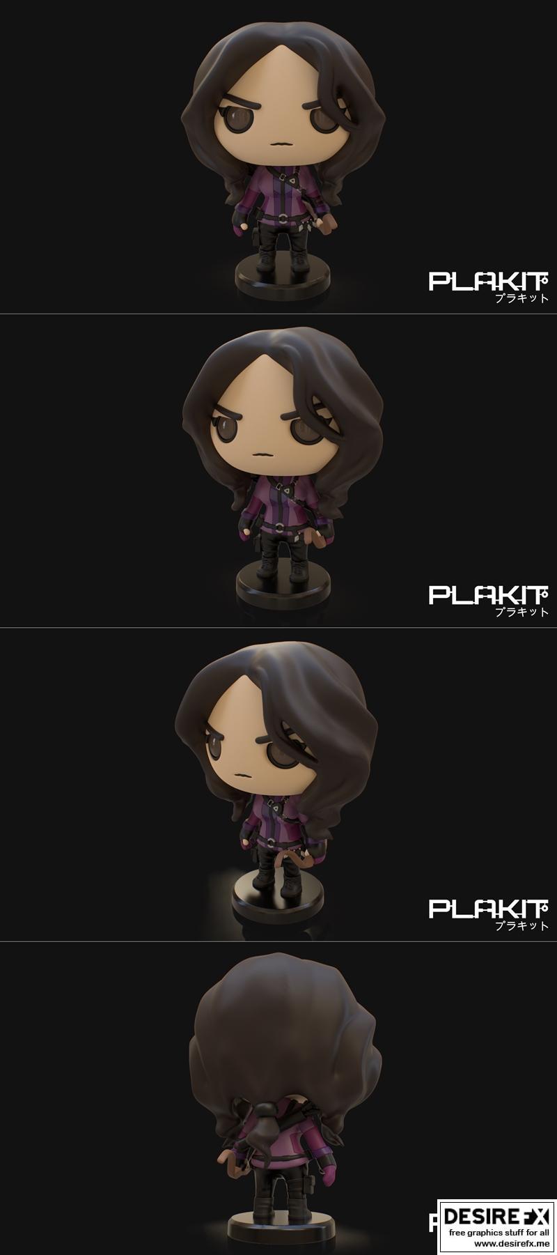 PlaKit - Kate Bishop - 菲尼克斯3D打印模型|PlaKit – Kate Bishop – 3D Print Model STL