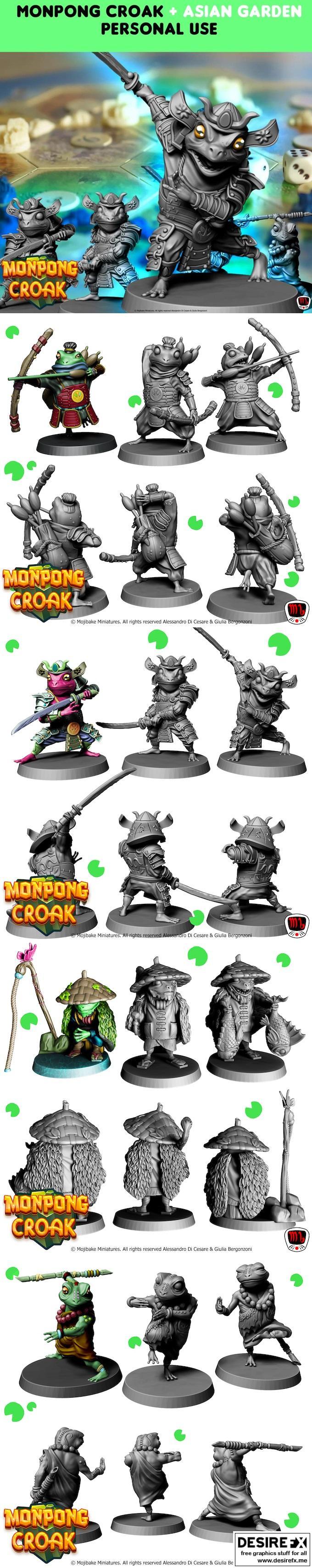 Monpong Croak 3D打印模型|Monpong Croak – 3D Print Model STL