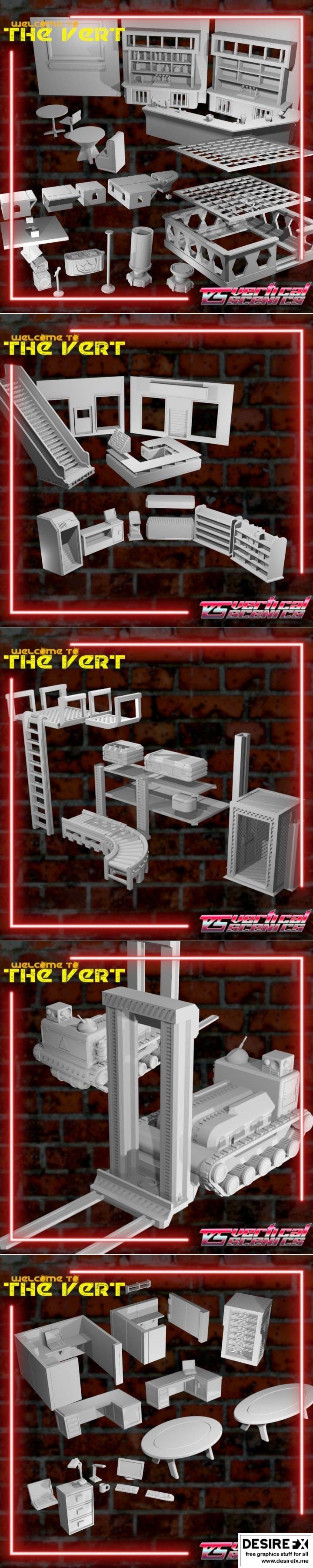 The Vert - 3D打印模型 - 机械战警原型机|The Vert – 3D Print Model STL