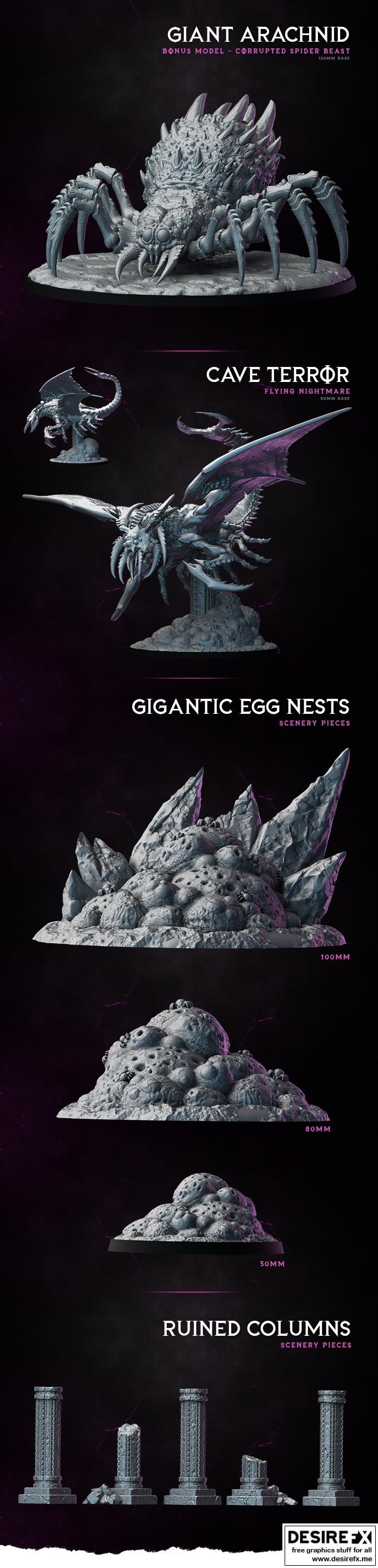 亡灵女王——3D打印模型|Queen of the Damned – 3D Print Model STL