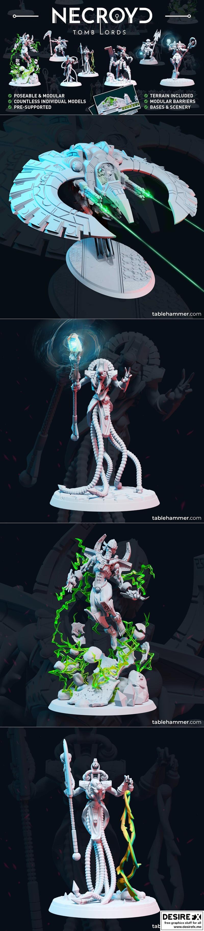 Necroyd Tomb Lords 3D打印模型|Necroyd Tomb Lords – 3D Print Model STL