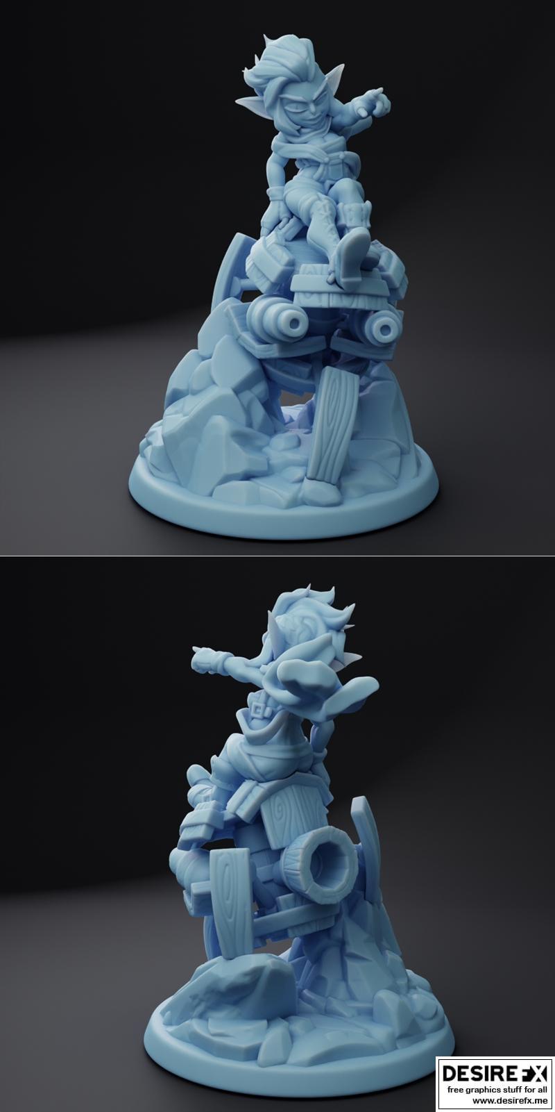 Oaken Hollow英雄2：戈迪 3D打印模型|Oaken Hollow Heroes 2 – Goldie – 3D Print Model STL