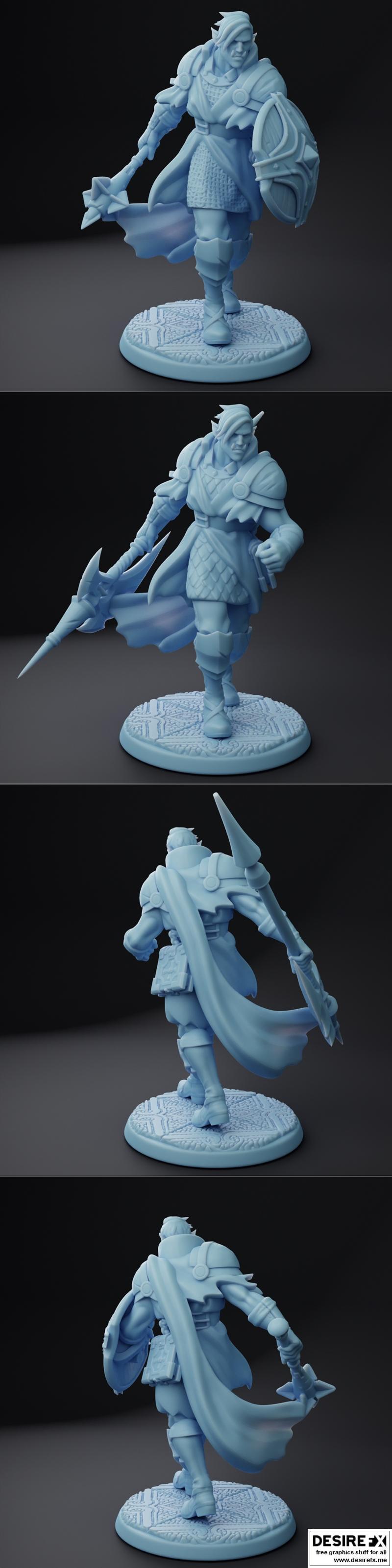 Oaken Hollow英雄2：丹西尔 3D打印模型|Oaken Hollow Heroes 2 – Denthir – 3D Print Model STL