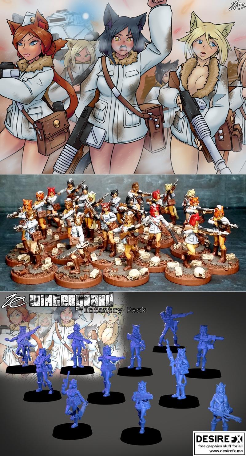 冬季守卫步兵包 - 3D打印模型|Winterguard Infantry Pack – 3D Print Model STL