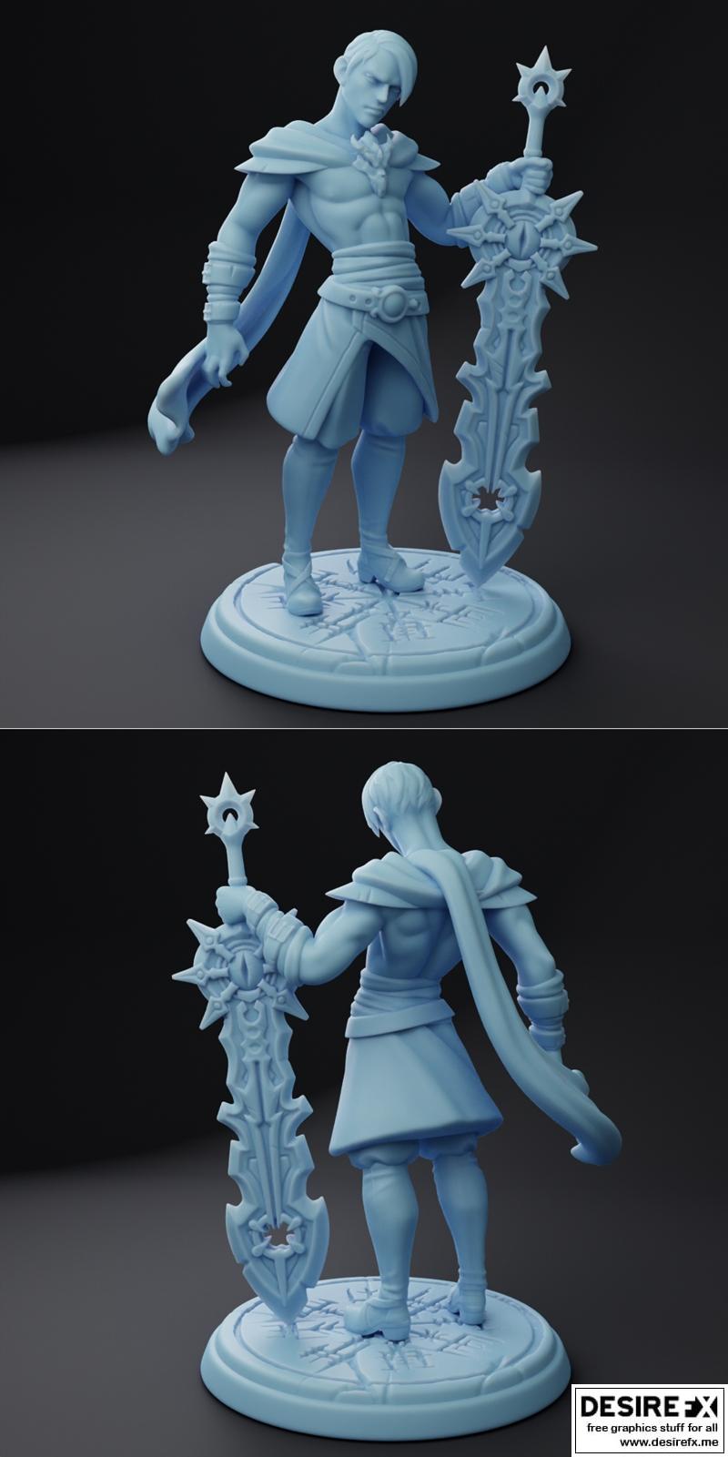 Oaken Hollow英雄2：诺本 3D打印模型|Oaken Hollow Heroes 2 – Norben – 3D Print Model STL