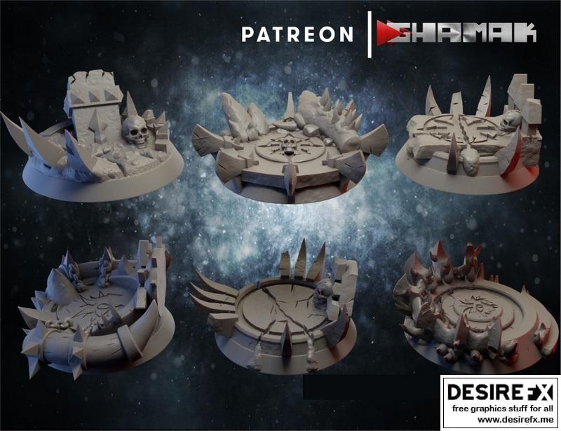 Ghamak幻想基地3D打印模型|Ghamak – Fantasy Bases – 3D Print Model STL