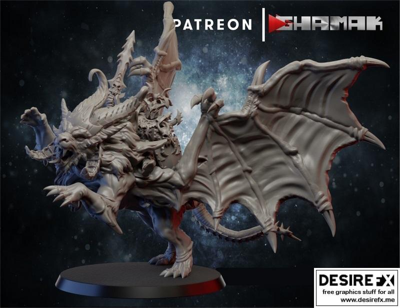 Ghamak - 防御之王 - 3D打印模型|Ghamak – Manticore Warrior – 3D Print Model STL