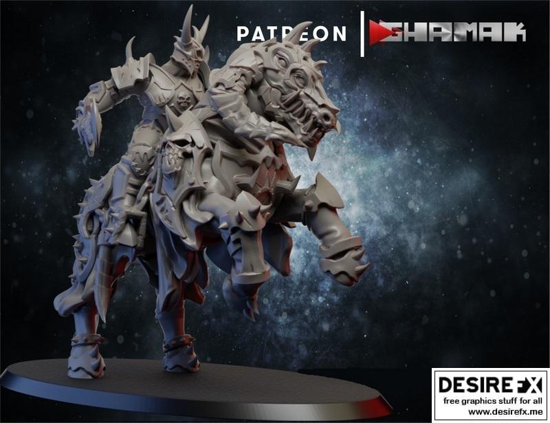 Ghamak - 直径骑士1 - 3D打印模型|Ghamak – Dire Knight 1 – 3D Print Model STL