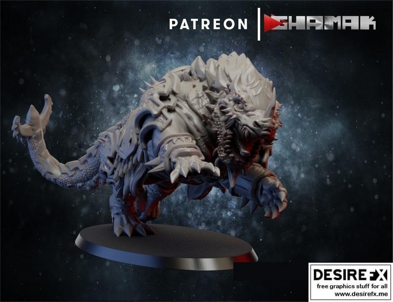 Ghamak 3D打印模型：Charcadon角色模型|Ghamak – Charcadon – 3D Print Model STL