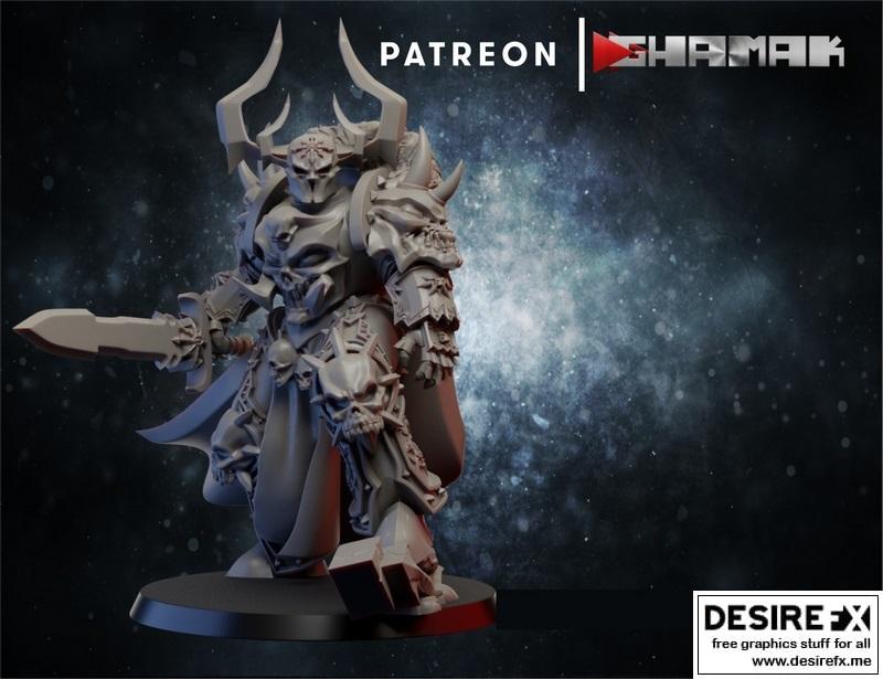 Ghamak混沌之主3D打印模型|Ghamak – Chaos Leader – 3D Print Model STL