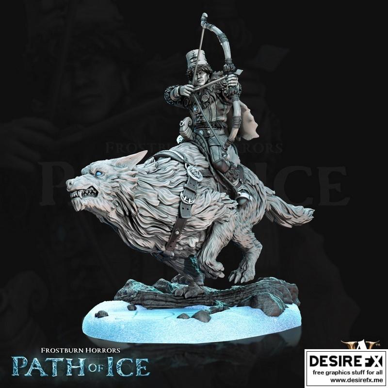 冰霜之魇 – 路径之冰 – 苏西米亚冰战掠夺者3 3D打印模型|Frostburn Horrors – Path of Ice – Susimia Icewarg Raider 3 – 3D Print Model STL