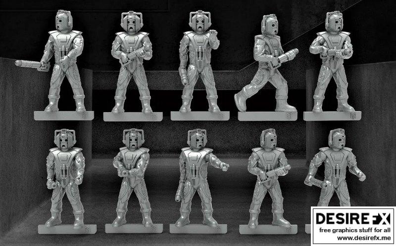 太空赛博铁人 - 3D打印模型|Space Cybernetic Tin Men – 3D Print Model STL