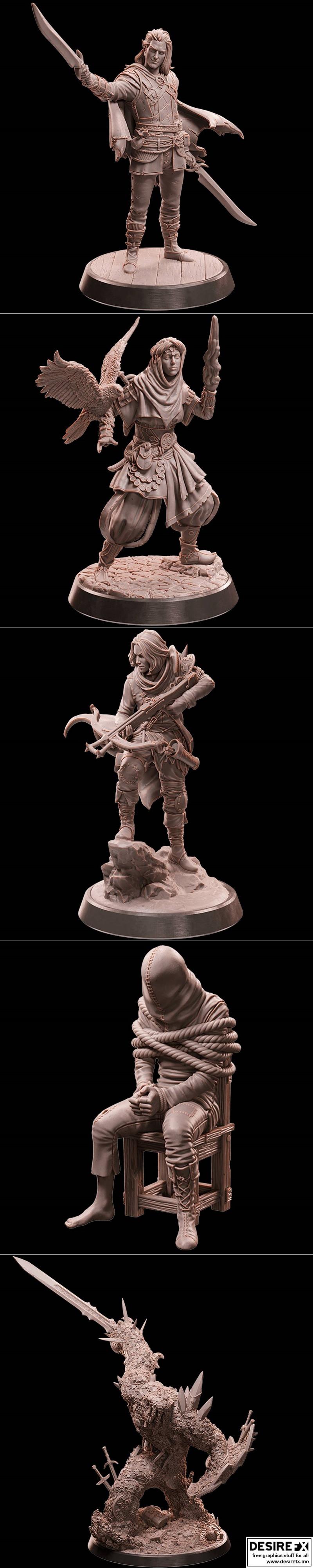 洛特工作室幻想世界——龙穴谎言传奇 3D打印模型|Loot Studio Fantasy – Legendarium of Dragons Lair of Liars January 2023 – 3D Print Model STL