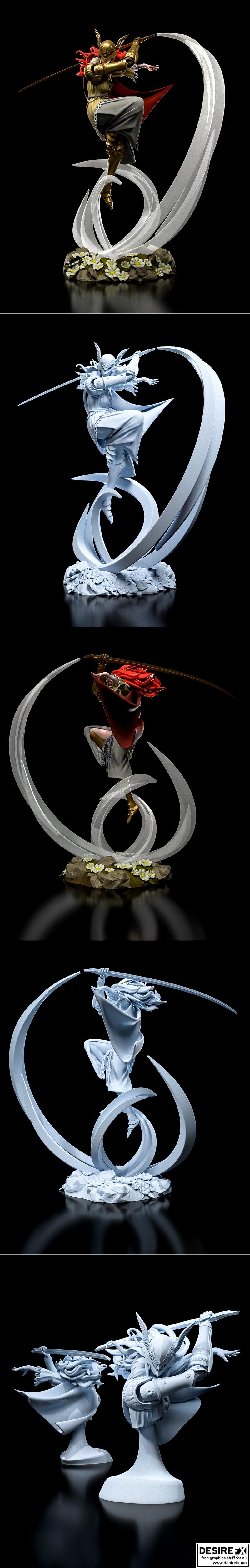 马莱尼亚 3D打印模型 STL|Malenia – 3D Print Model STL