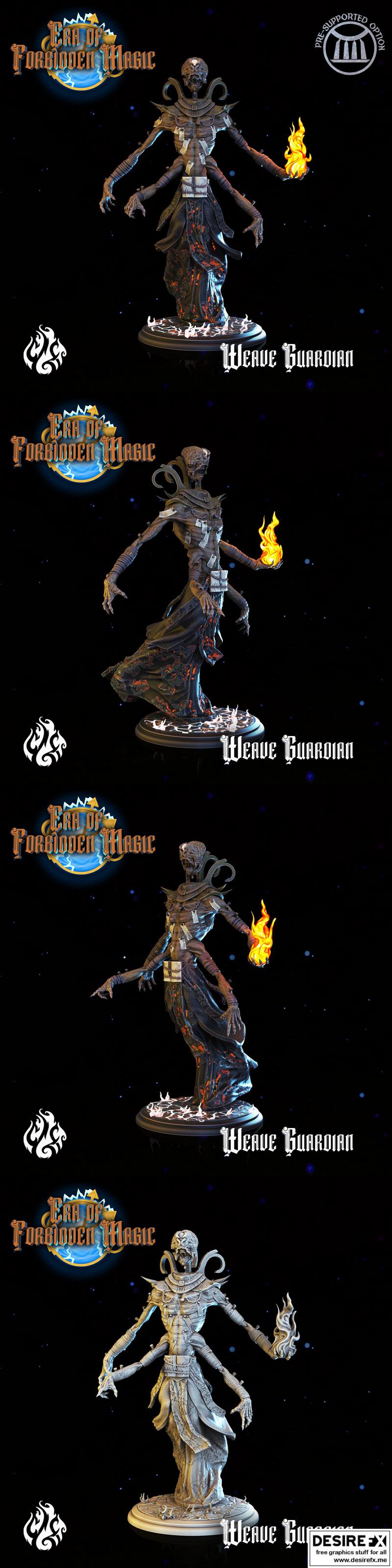 禁魔时代·守护编织者 3D打印模型|Crippled God Foundry – Era of Forbidden Magic – Weave Guardian – 3D Print Model STL