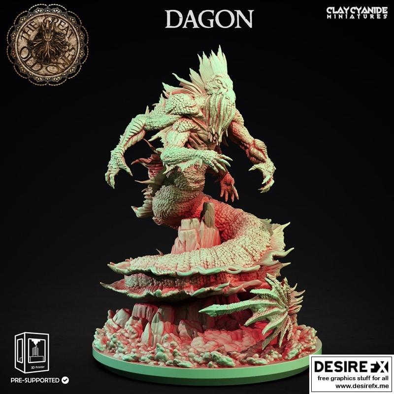 Dagon 3D打印模型|Dagon – 3D Print Model STL