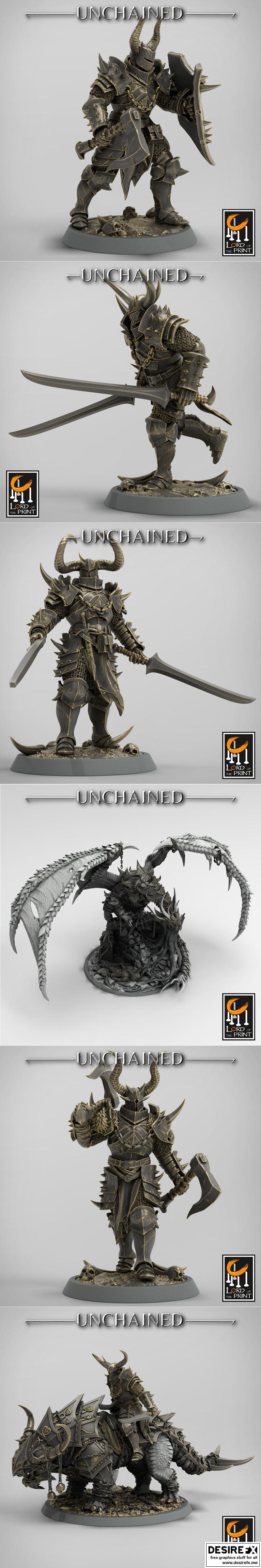 printunlocked-冬日奇遇-雪之精灵3D打印模型|Lord of the Print – Unchained December 2022 – 3D Print Model STL