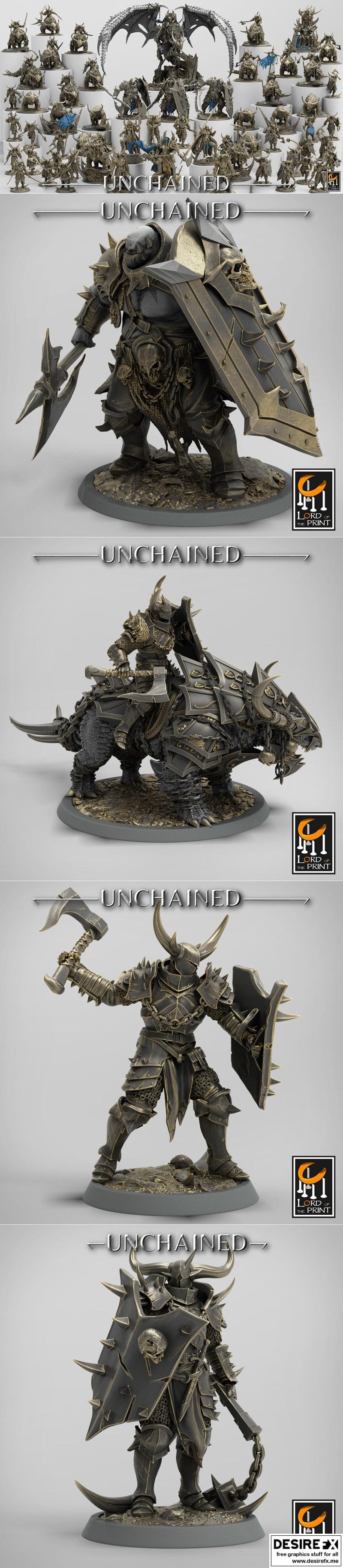 printunlocked-冬日奇遇-雪之精灵3D打印模型|Lord of the Print – Unchained December 2022 – 3D Print Model STL