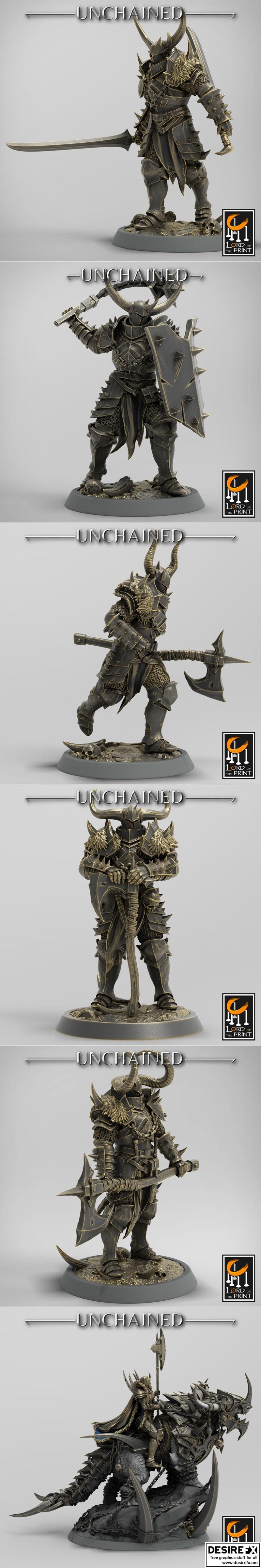 printunlocked-冬日奇遇-雪之精灵3D打印模型|Lord of the Print – Unchained December 2022 – 3D Print Model STL