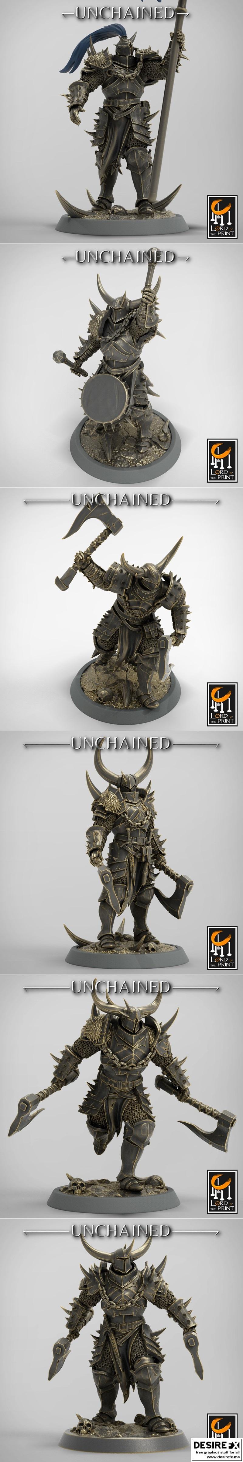 printunlocked-冬日奇遇-雪之精灵3D打印模型|Lord of the Print – Unchained December 2022 – 3D Print Model STL