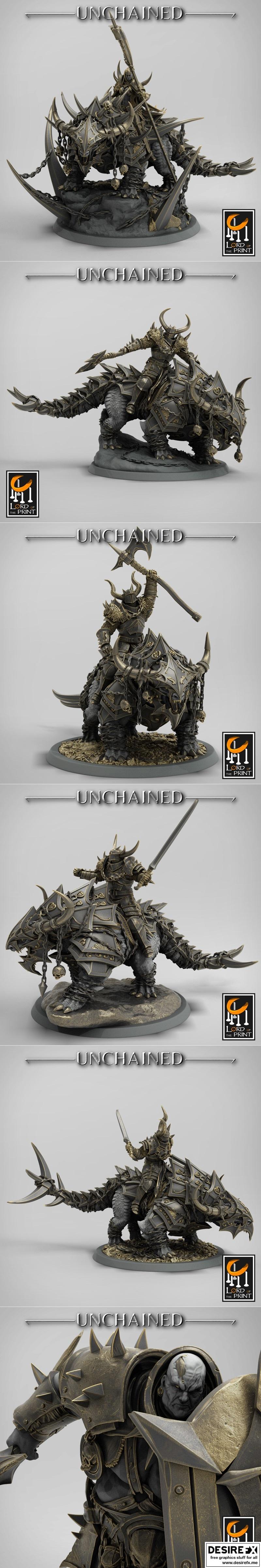 printunlocked-冬日奇遇-雪之精灵3D打印模型|Lord of the Print – Unchained December 2022 – 3D Print Model STL