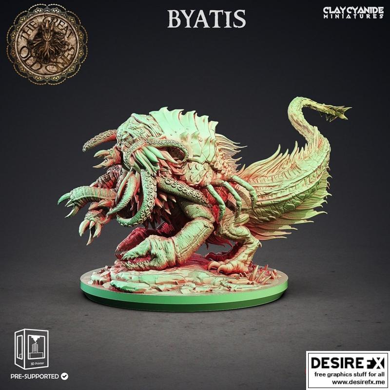Byatis - 3D打印模型 - 动漫游戏角色立体模型|Byatis – 3D Print Model STL