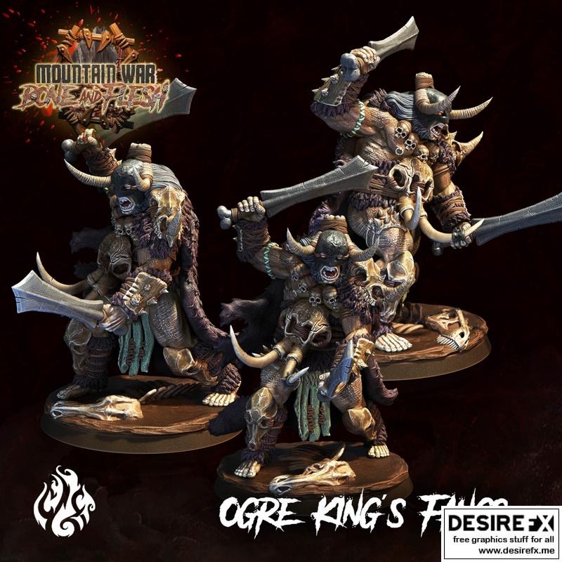 山之战：骨与肉 ogre kings fang 3D打印模型|Crippled God Foundry – Mountain War – Bone and Flesh – Ogre Kings Fang 1 – 3D Print Model STL
