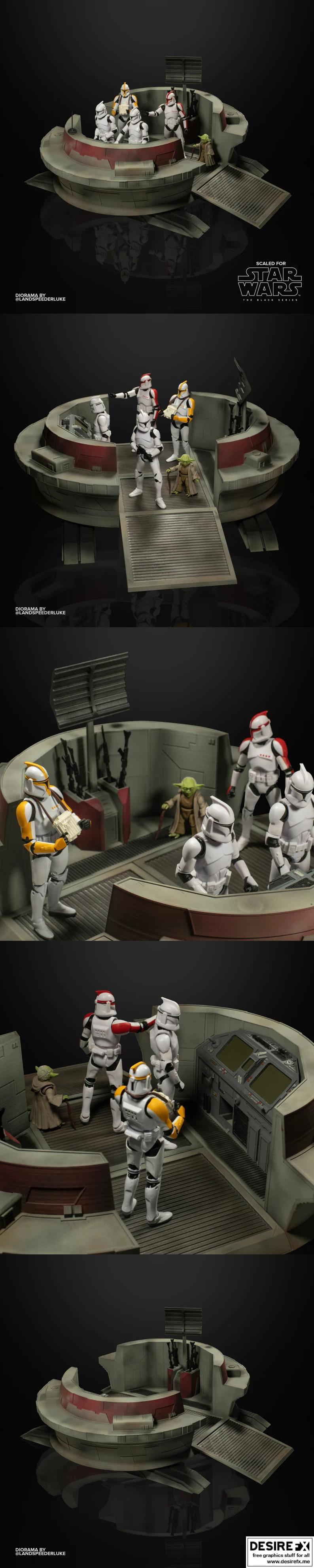 星战：克隆人进攻 3D打印模型|Forward Command Center – Inspired by Star – Wars Attack of the Clones – 3D Print Model STL