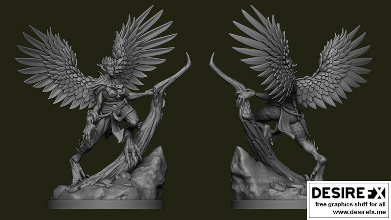 哈皮 3D打印模型|Harpy 3D print model