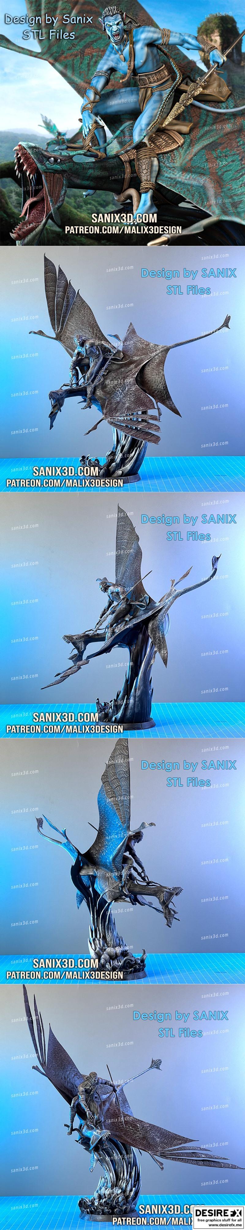 阿凡达：水之道 - 杰克·萨利 - 3D打印模型|Avatar Way Of Water – Jake Sully – 3D Print Model STL