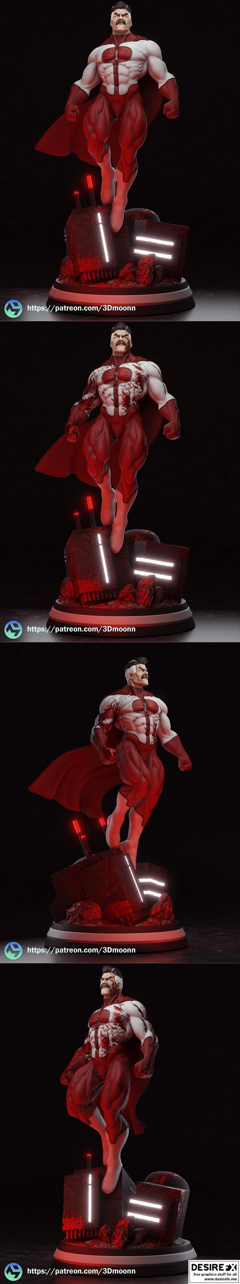 Omni Man 3D打印模型|Omni Man – 3Dmoonn – 3D Print Model STL