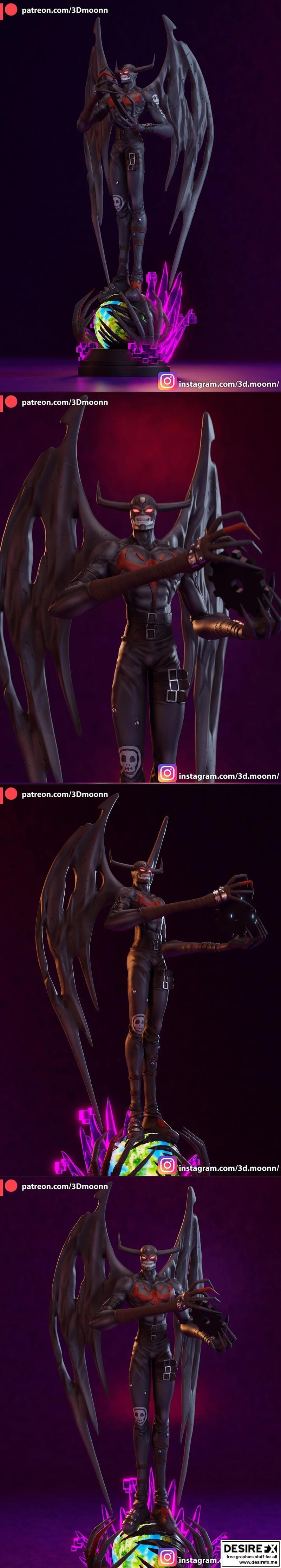 Devimon - 3D打印模型 - 3Dmoonn|Devimon – 3Dmoonn – 3D Print Model STL