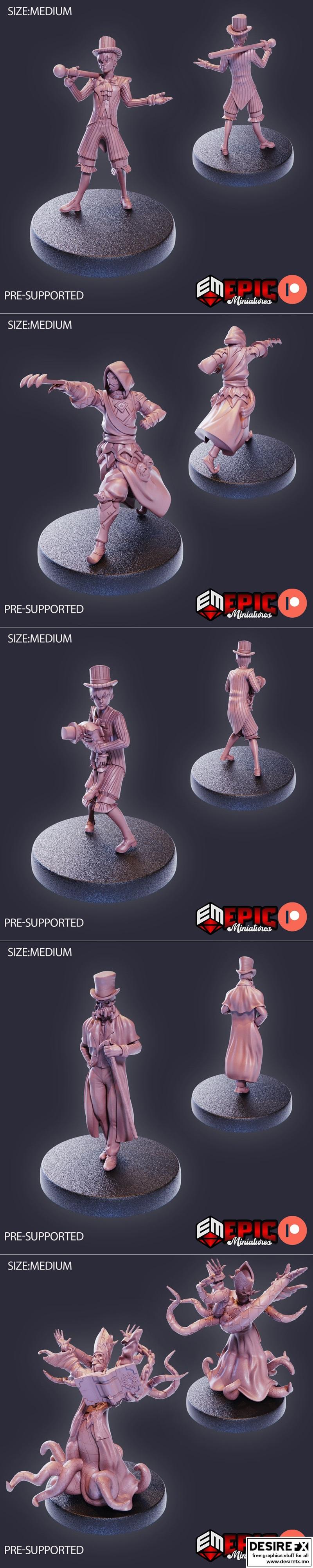 史诗迷你模型——梦想之城套装 3D打印模型|Epic Miniatures – City of Dreams Set – 3D Print Model STL