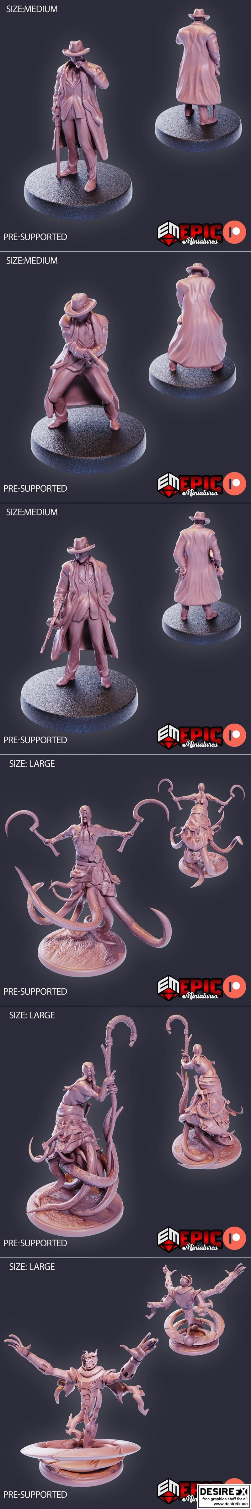 史诗迷你模型——梦想之城套装 3D打印模型|Epic Miniatures – City of Dreams Set – 3D Print Model STL