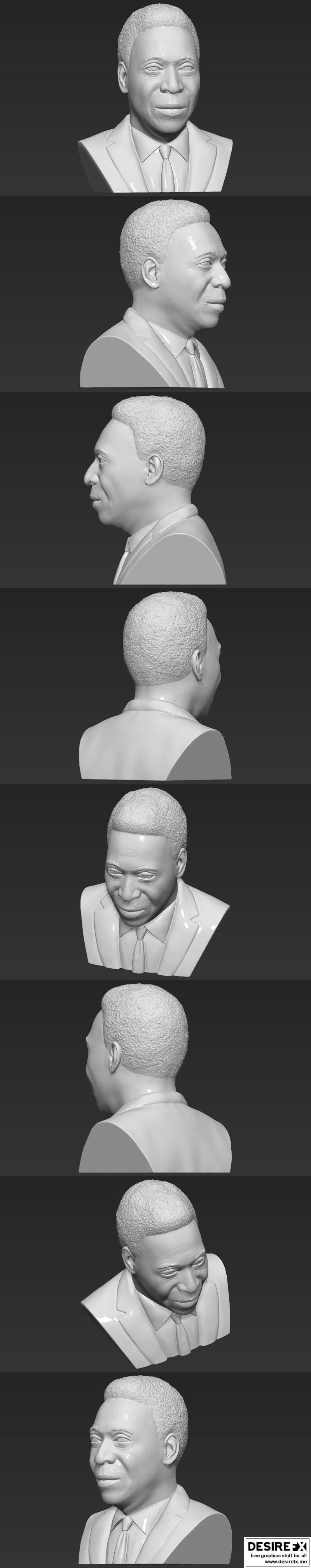 佩莱雕像 3D打印模型 STL|Pele Bust – 3D Print Model STL