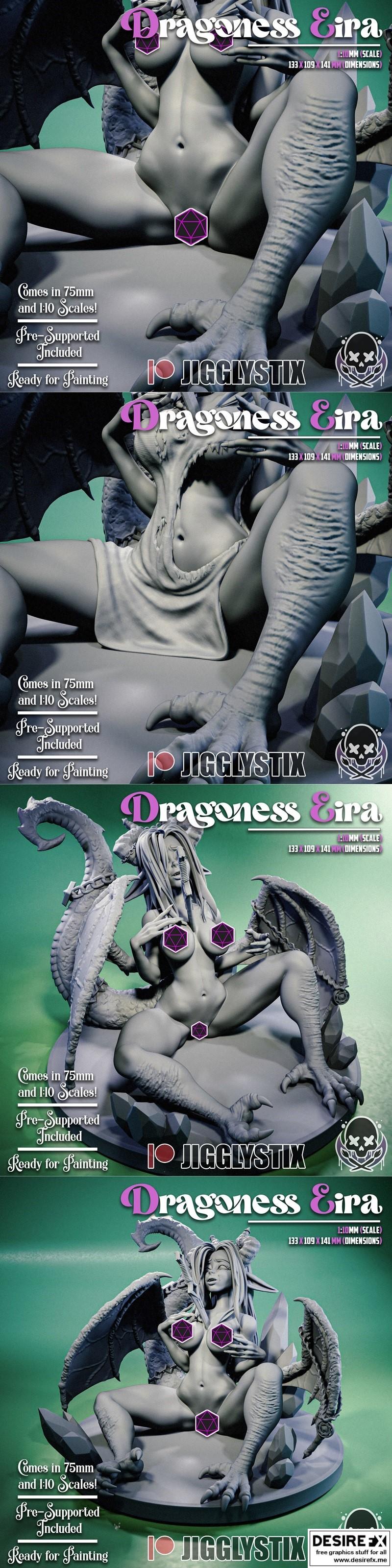 龙女艾拉 3D打印模型|Dragoness Eira – 3D Print Model STL