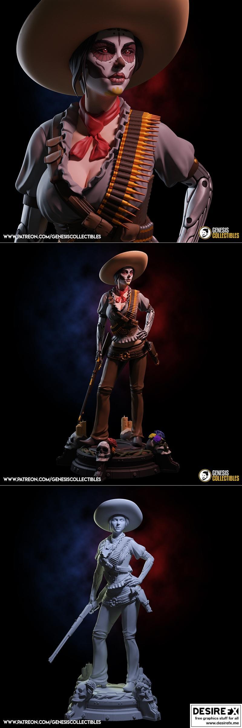 Lady Mechanika 3D打印模型|Lady Mechanika – 3D Print Model STL