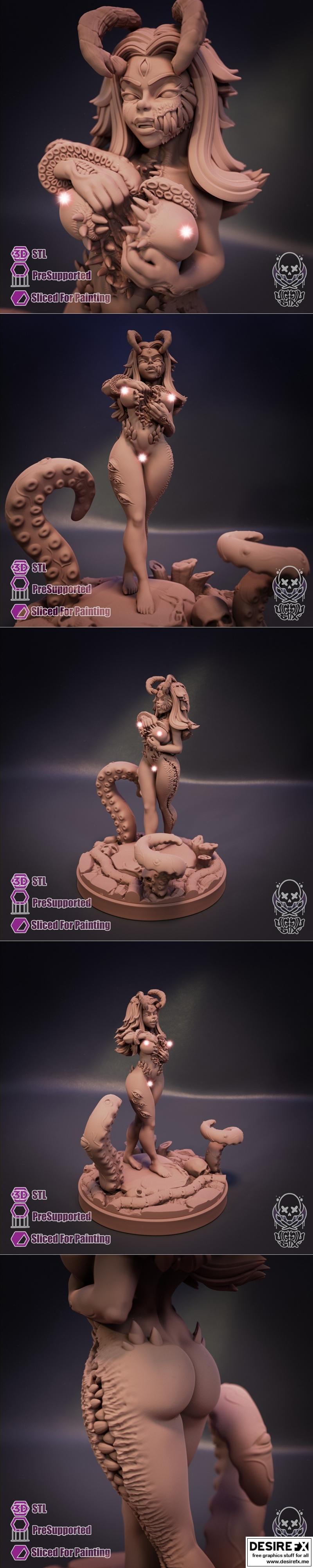 神秘容器Pinup——3D打印模型|Eldritch Vessel Pinup – 3D Print Model STL