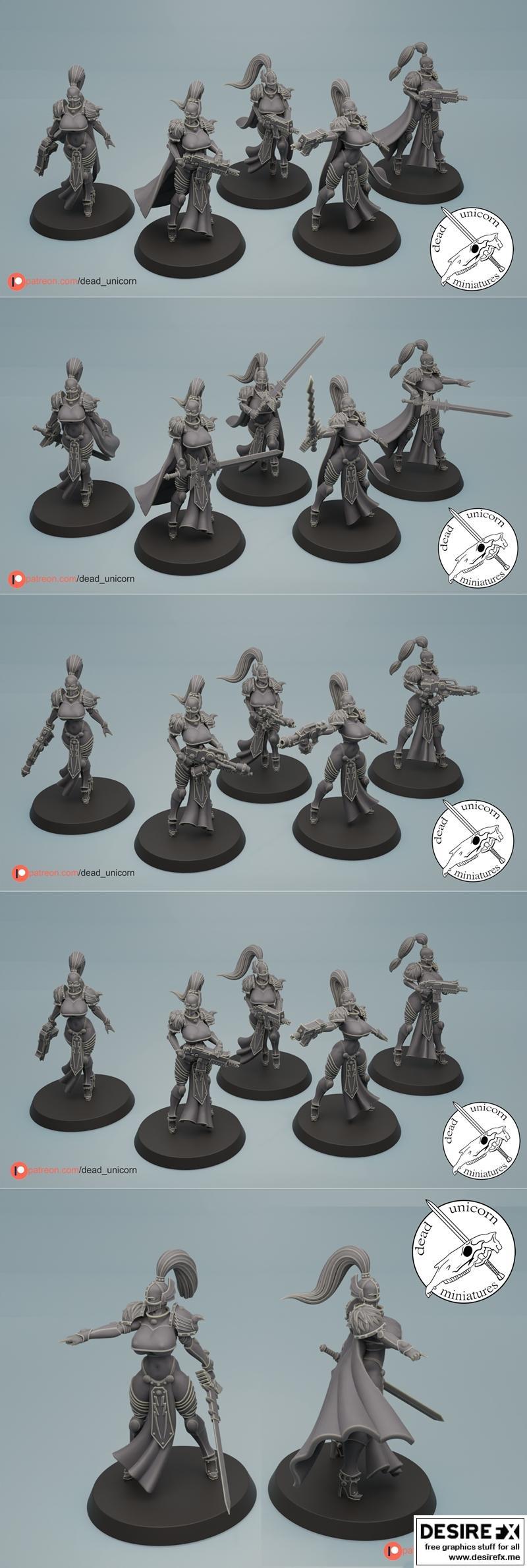 静谧姐妹——3D打印模型|Quiet Sisters – 3D Print Model STL