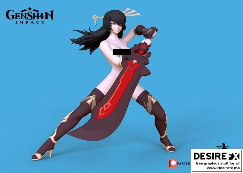 北斗NSFW版 - 3D打印模型 STL|Beidou NSFW Version – 3D Print Model STL