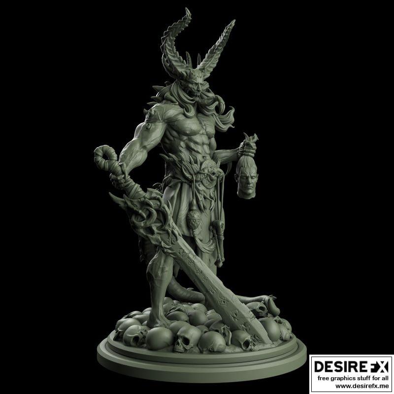 恶魔之刃 3D打印模型|Demonic Slayer 3D print model