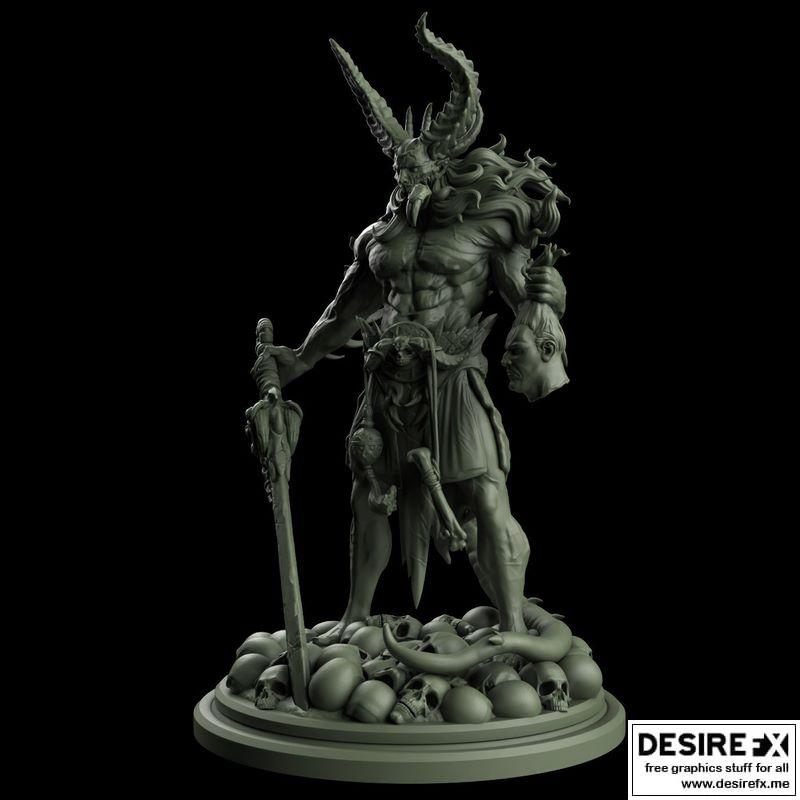 恶魔之刃 3D打印模型|Demonic Slayer 3D print model