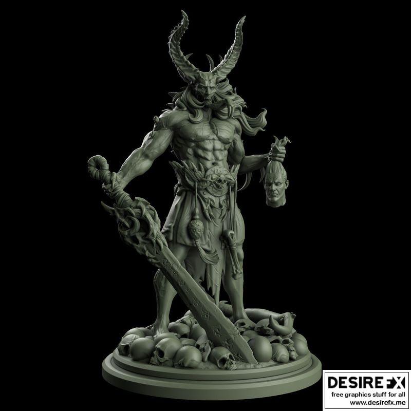 恶魔之刃 3D打印模型|Demonic Slayer 3D print model