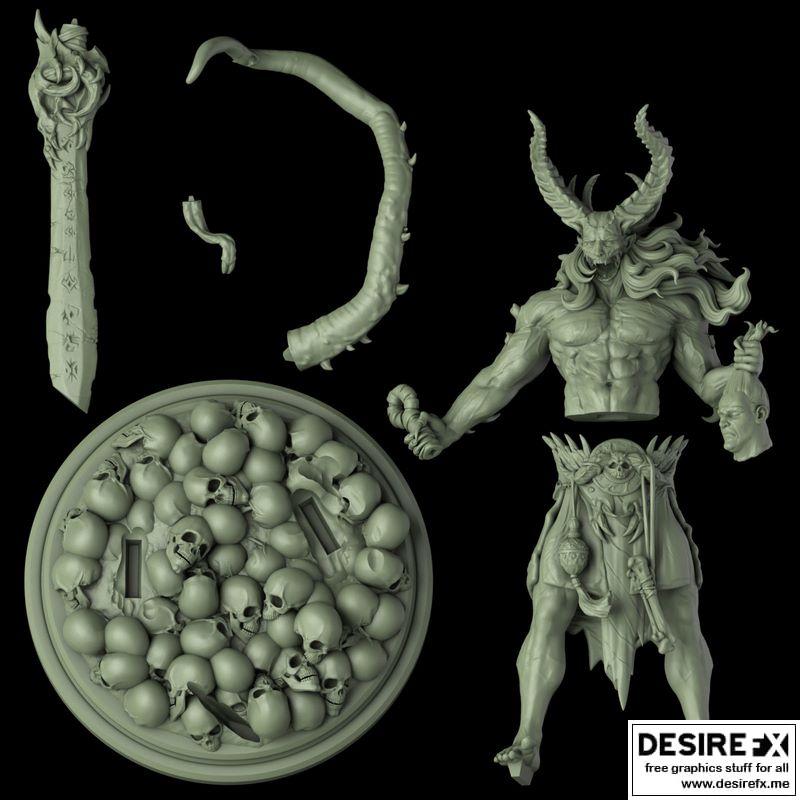 恶魔之刃 3D打印模型|Demonic Slayer 3D print model
