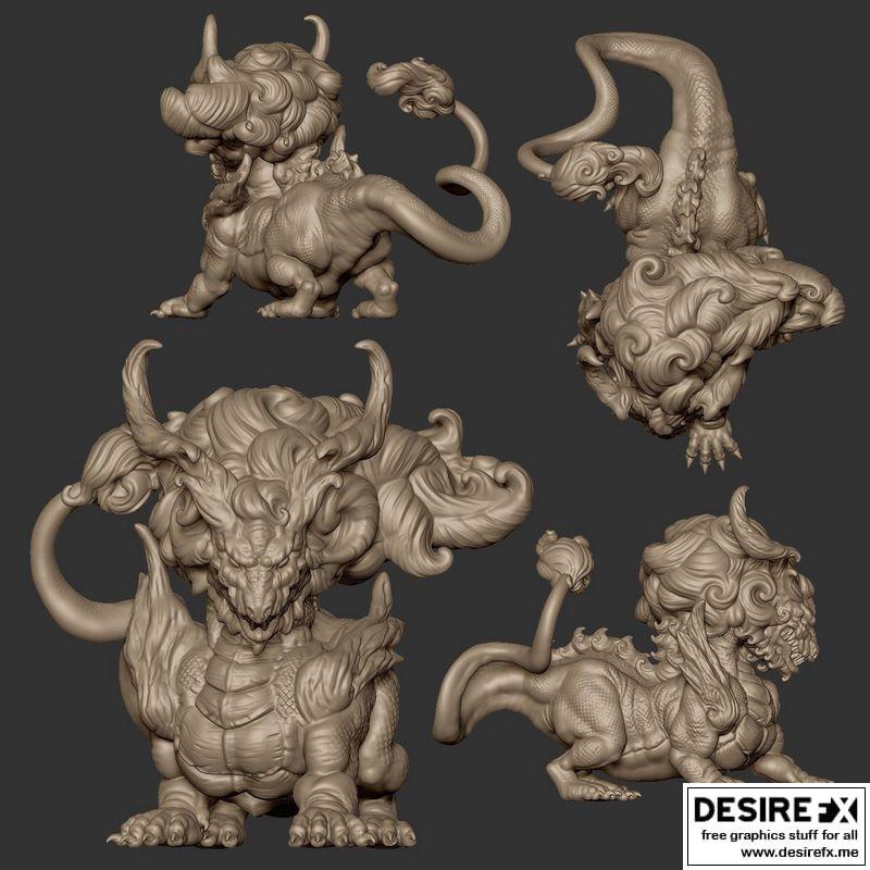 亚洲龙 3D打印模型|Asian Dragon 3D print model
