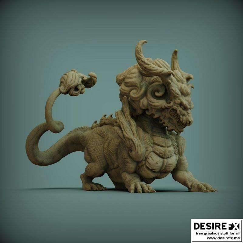 亚洲龙 3D打印模型|Asian Dragon 3D print model