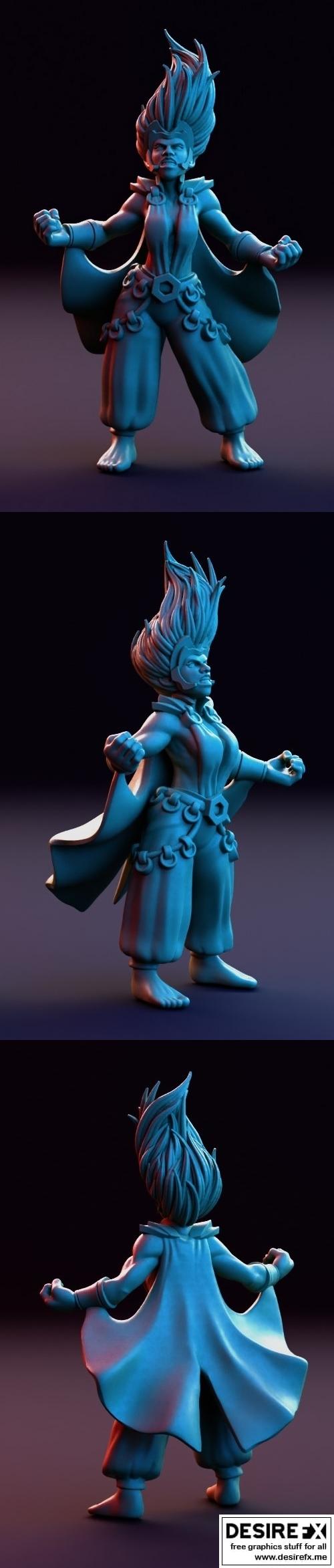 黄金币——赫克斯族——暴风雨 3D打印模型|One Gold Piece – The Hex Men – Tempest – 3D Print Model STL